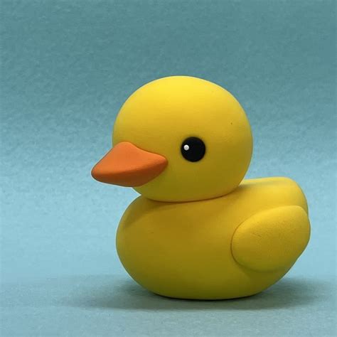 clay rubber duck